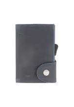 Buy C-Secure Italian Leather Wallet (Testa Di Moro D32444/Grey) in