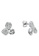 SO SEOUL silver Glimmering White Petal Stud Earrings and Necklace Set 2CE65AC43C678DGS_7