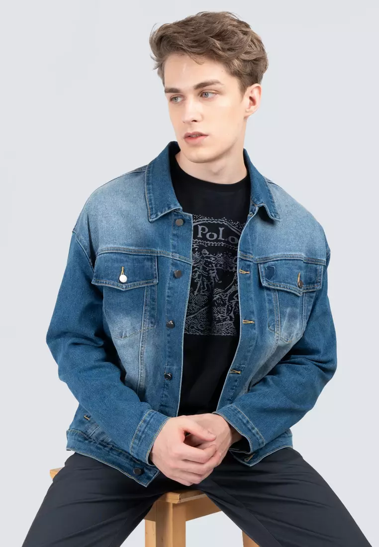 Polo Haus - Men’s Indigo Theme Denim Jacket MDJK1003