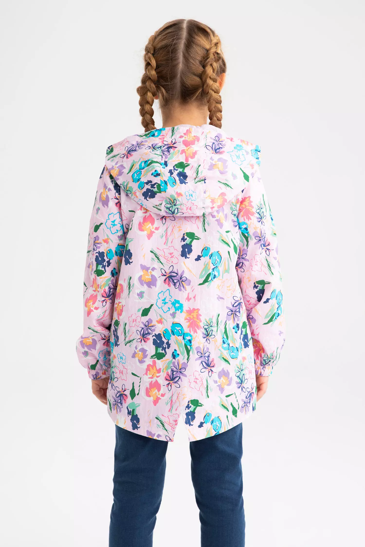 Floral rain jacket clearance