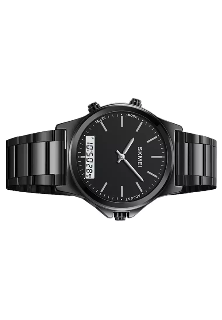 Jual Skmei Jam Tangan Analog Pria Elegan 2120 ORIGINAL Black