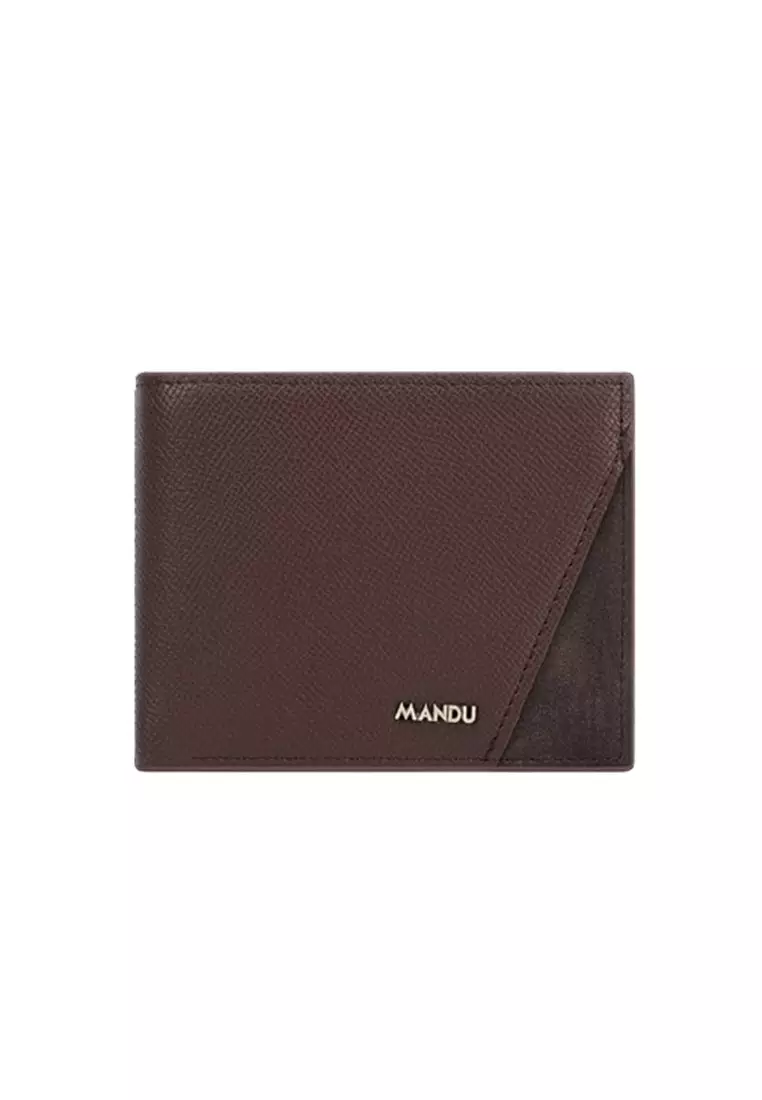 Dompet Lipat Pria Pendek 5301-6 RFID Blocking Bahan Kulit PU Leather Premium BAEOS ORIGINAL - Brown