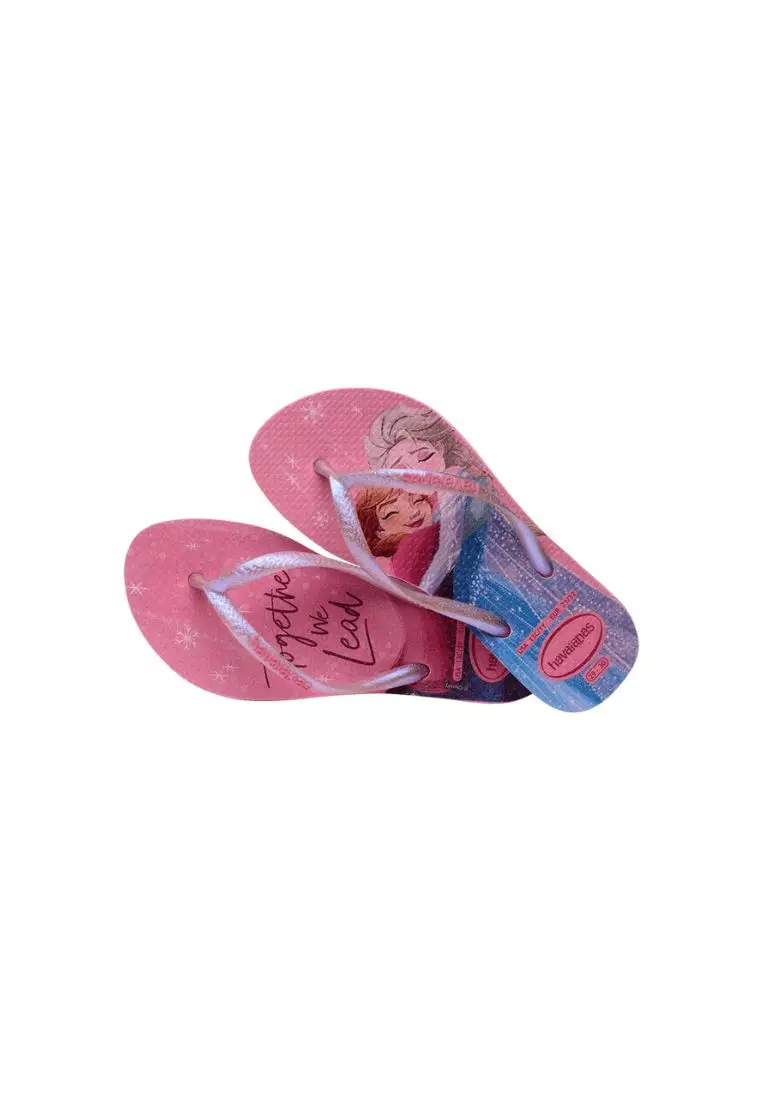 Buy Havaianas Kids Slim Princess Flip Flops Pink Lemonade Online