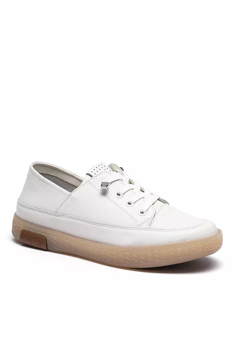 Lace Up Leather Sneakers TH777-9