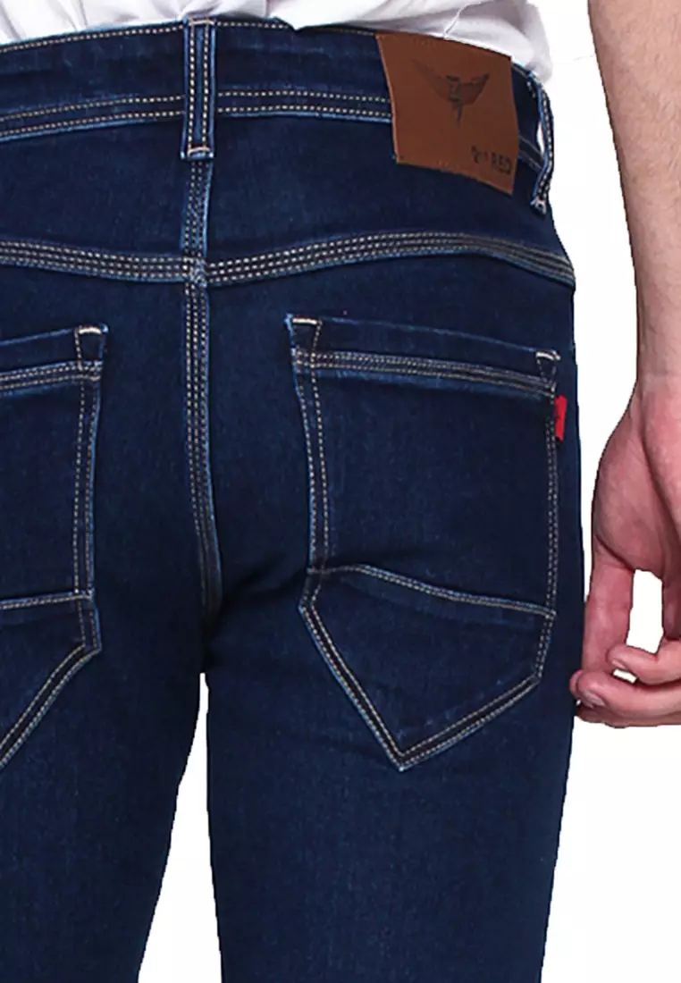 2Nd Red Slim Fit Denim 133251A
