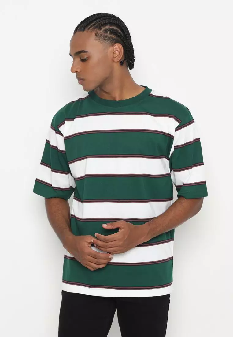 MATSUDA Kaos Oversize 20s Stripe Heavyweight Mobara