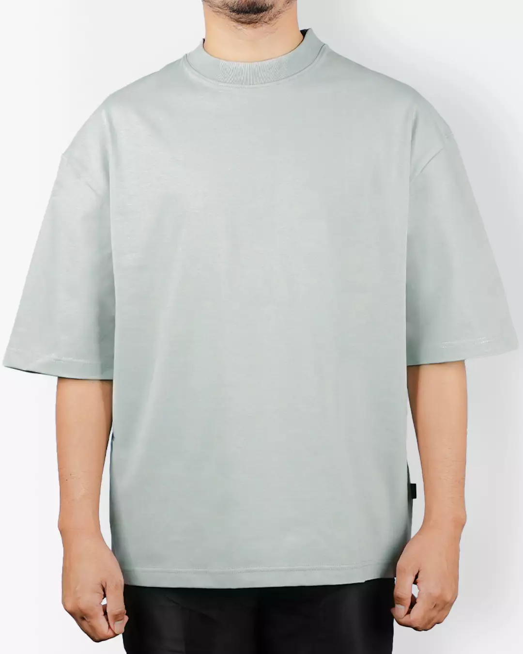Gloaming Tshirt Oversized Cotton Australia Silver Grey