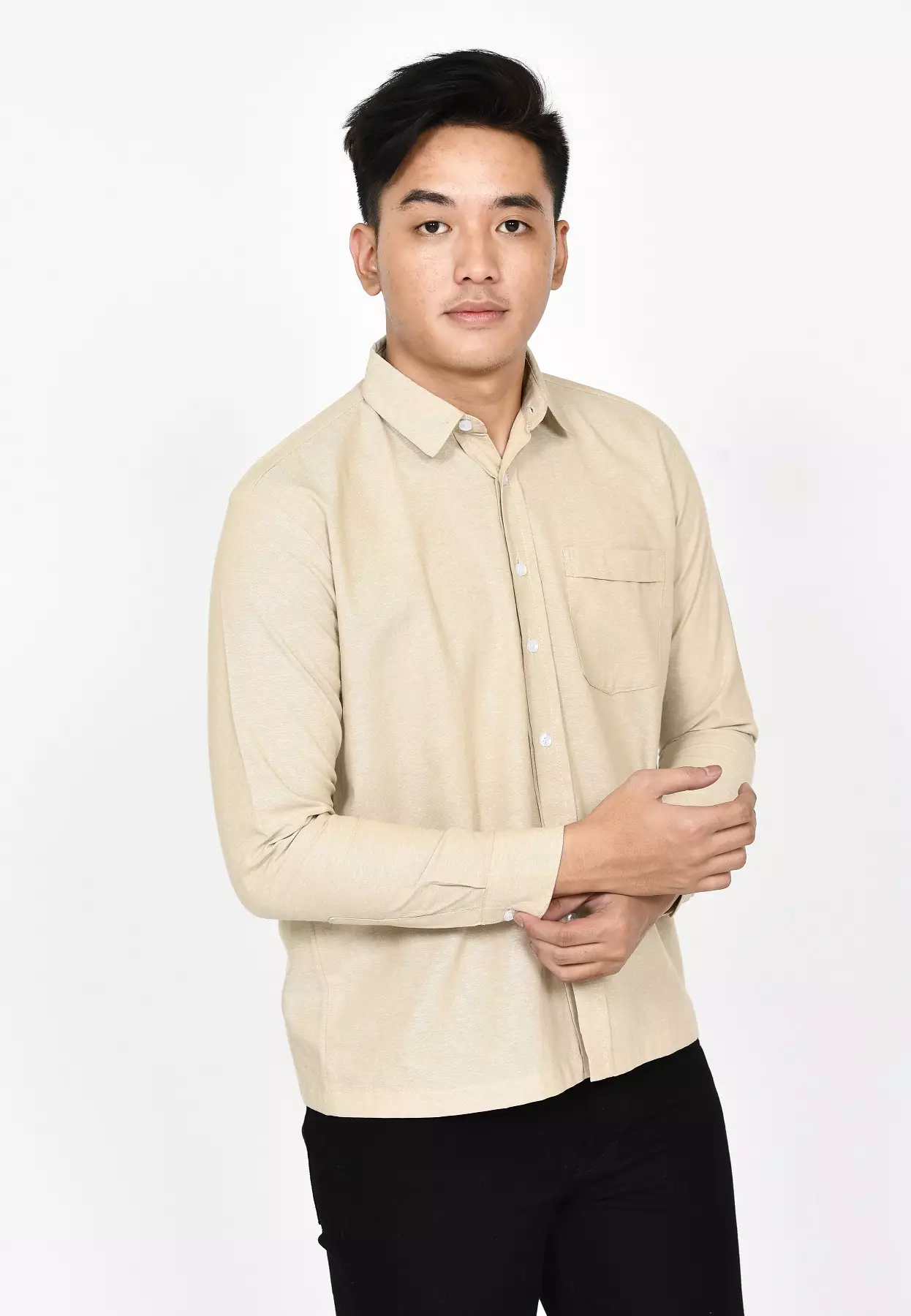 Kemeja Polos L/S James