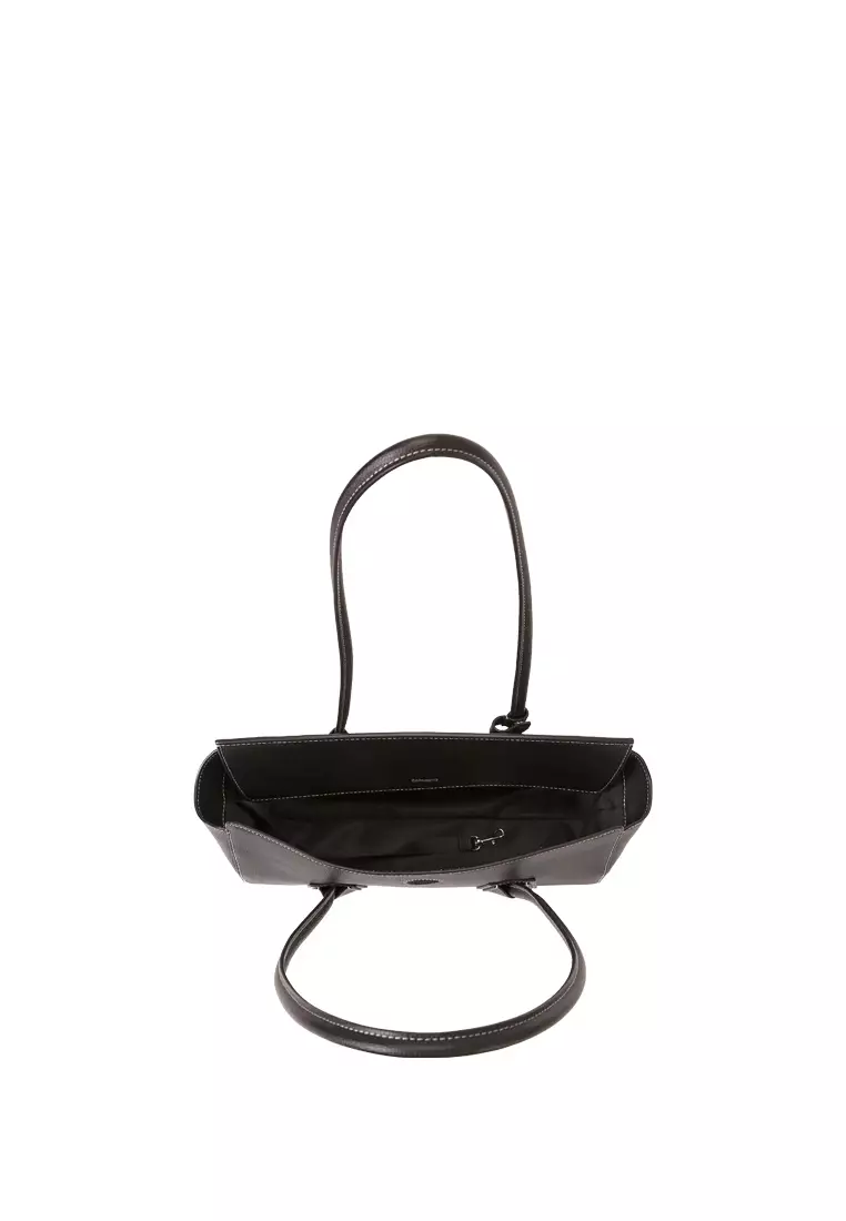 UNNI Baguette Shoulder Bag - Dark Cacao