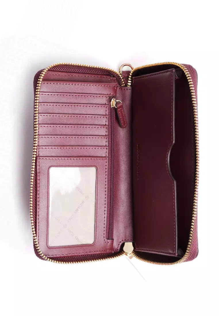 Michael kors purse with phone holder on sale