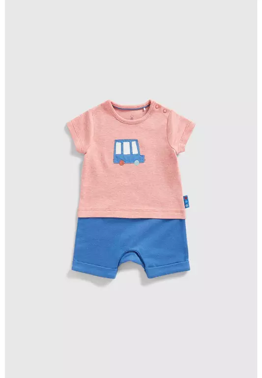 Car Mock Romper