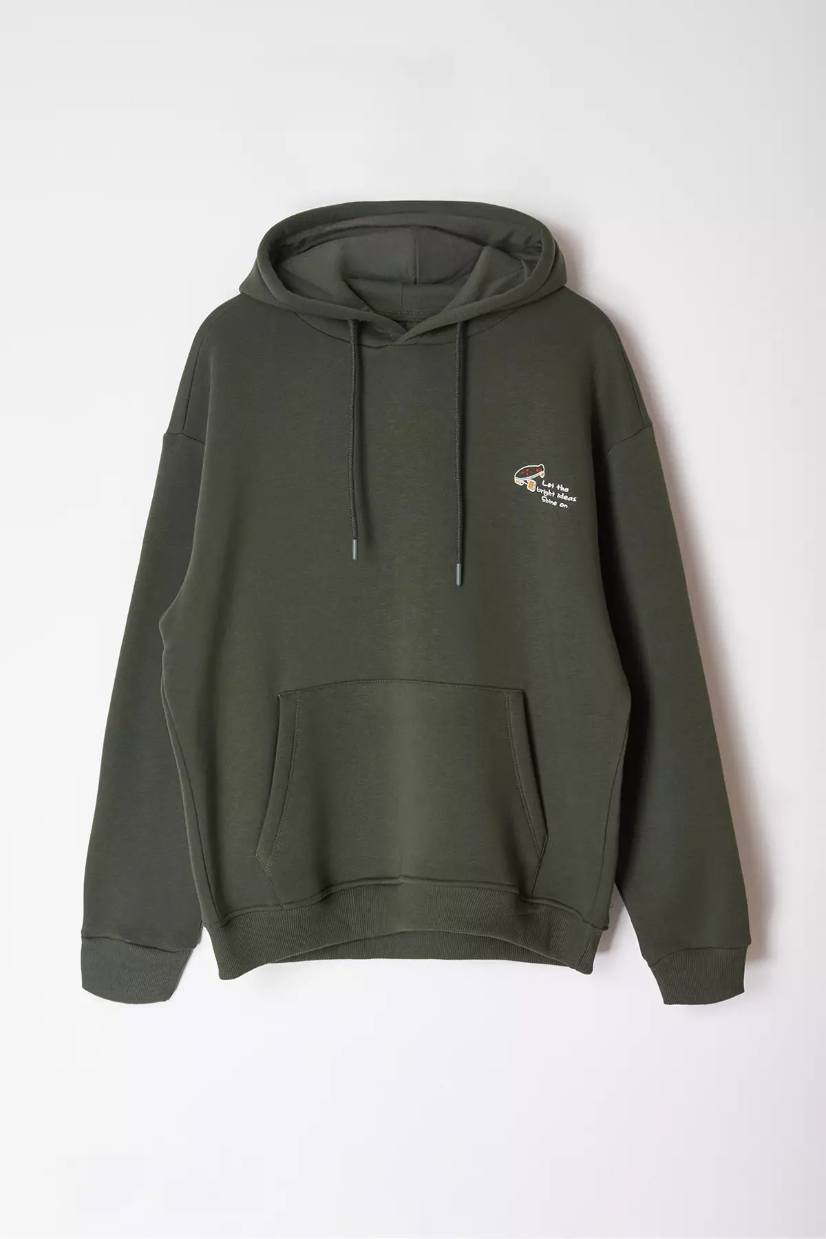 Slogan Printed Hoodie