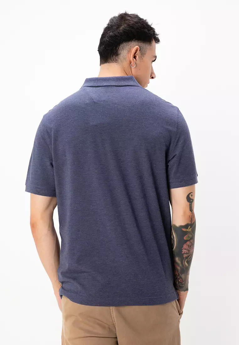 Regular Fit Shield Piqué Polo Shirt