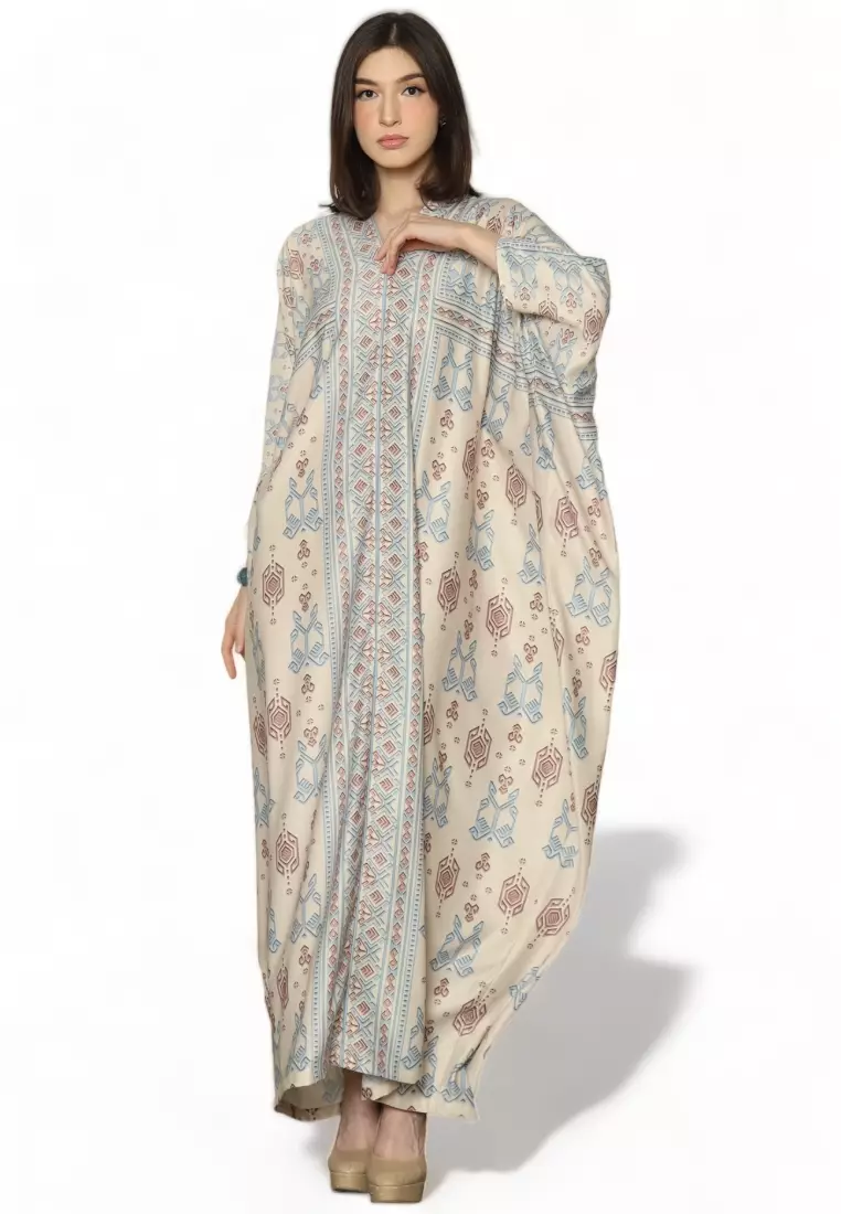Kanzi Exclusive Long Sleeve Songket Kaftan