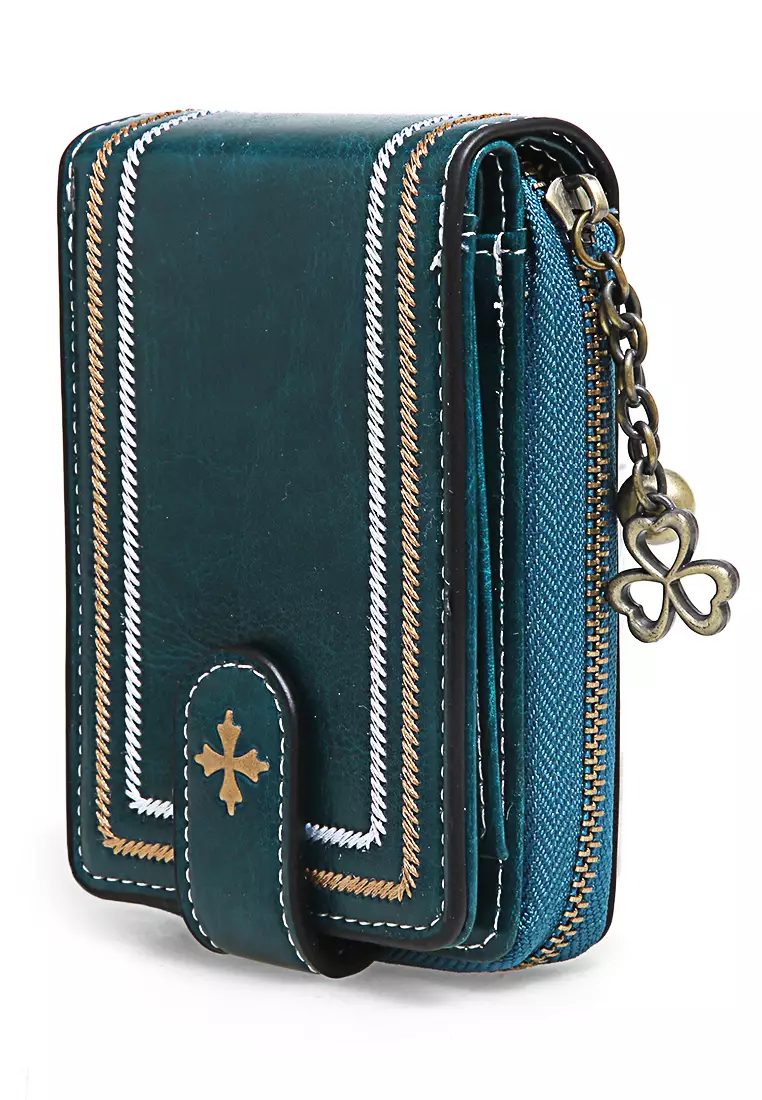 Card Wallet Dompet Kartu Wanita Mini Design Many Slot Material Leather ORIGINAL