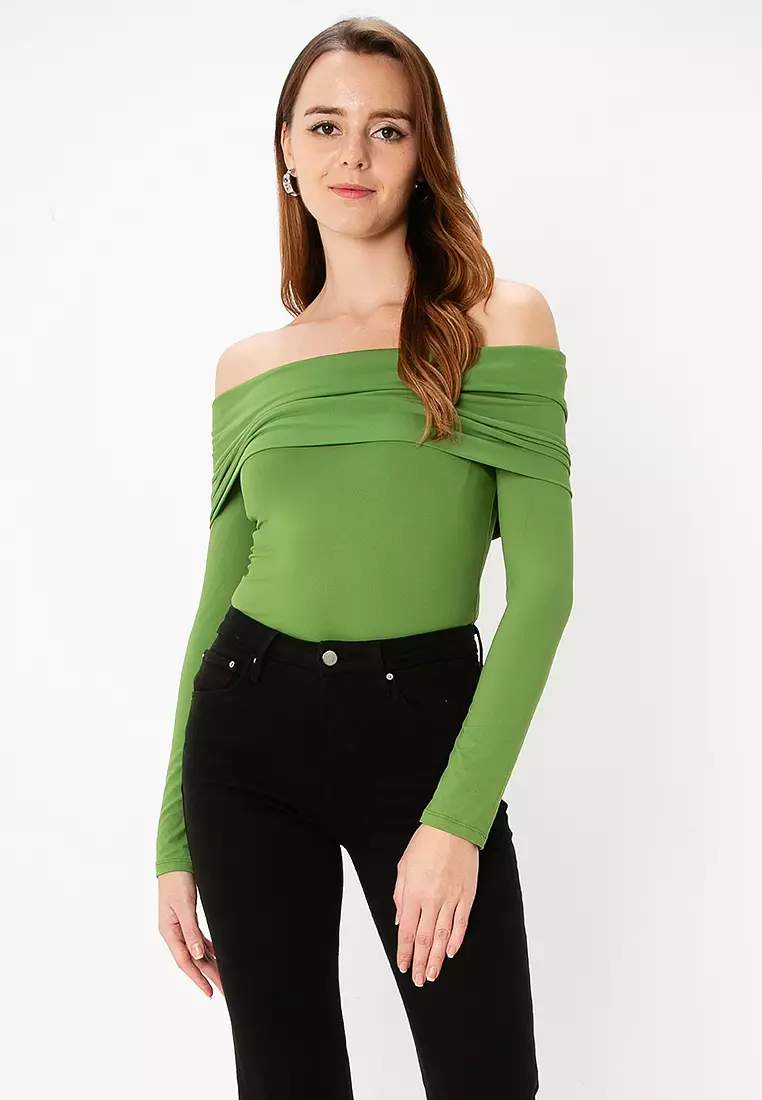 ZARA Off Shoulder Bodysuit 2025 | Buy ZARA Online | ZALORA
