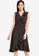 G2000 black Dot Print Ruffled Dress 88464AAEAC2C85GS_1