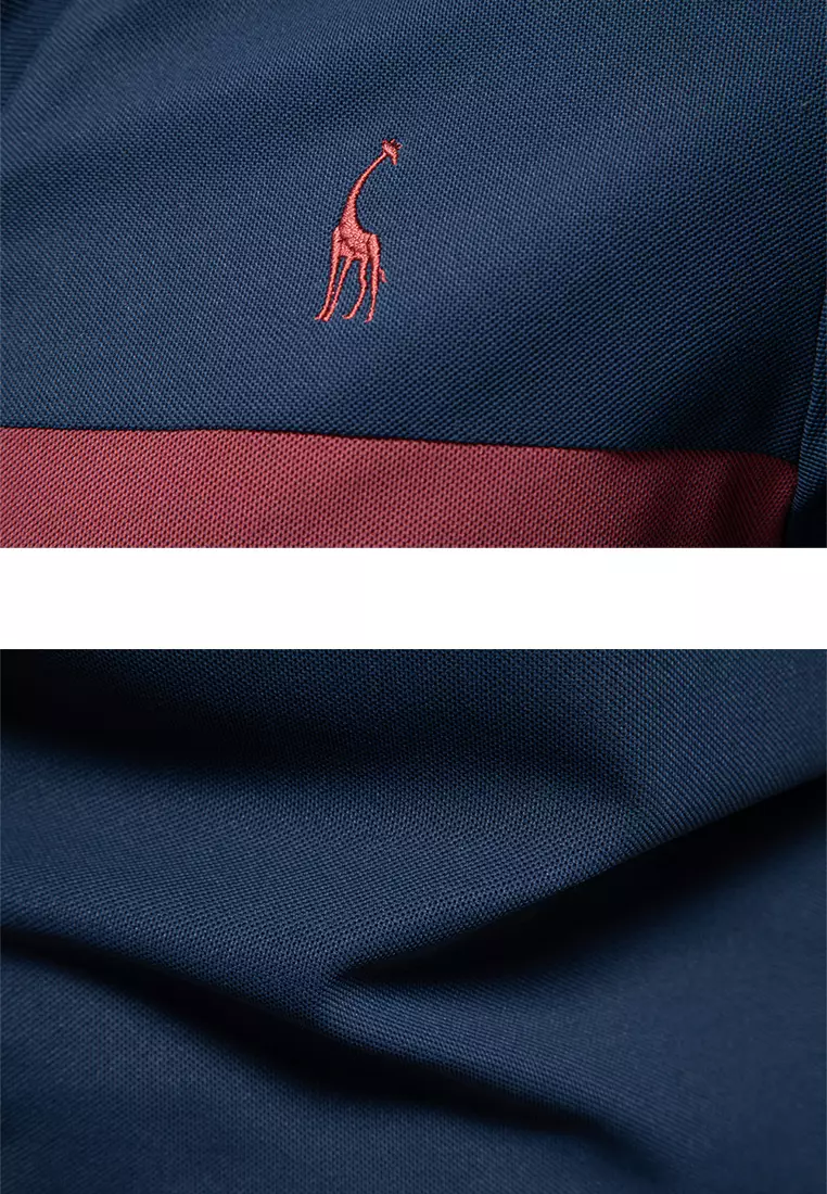 Color Matching Embroidery Polo Shirt AX-PL7002