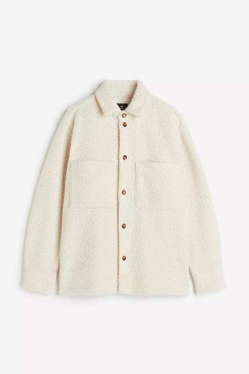 Loose Fit Bouclé overshirt