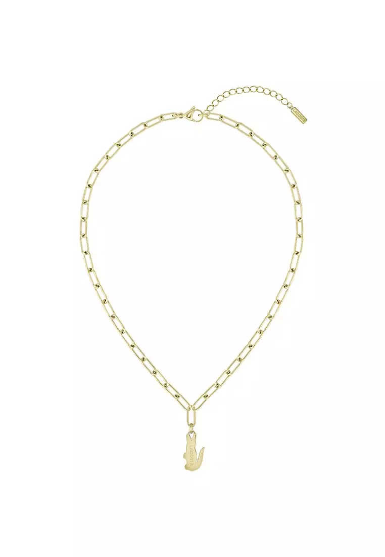 Crocodile Gold Necklace LAJ-2040362