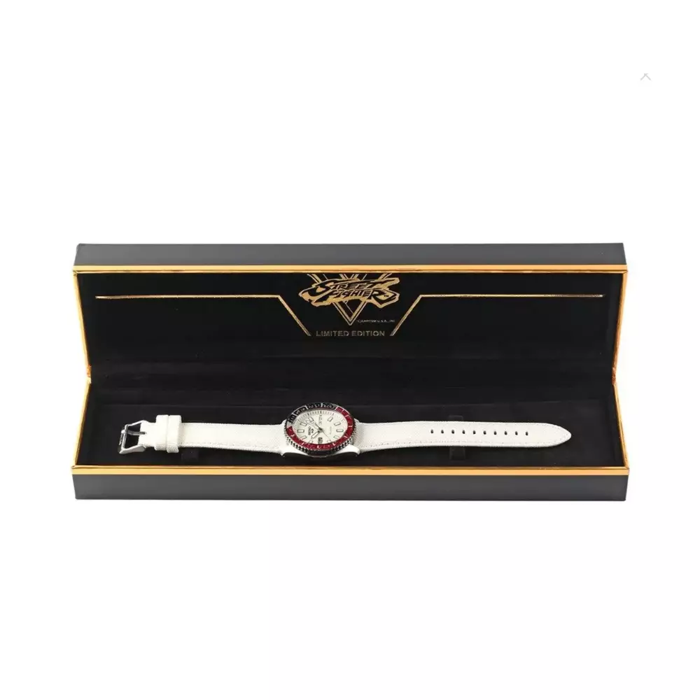 Jam Tangan Seiko 5 Sports SRPF19K1 SRPF19 Street Fighter Ryu Unshakeable Fist Nylon Leather Strap Limited Edition Original