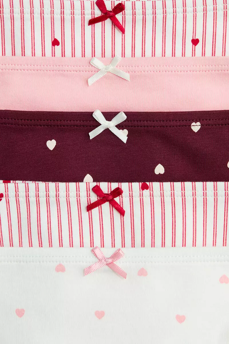 5-pack printed cotton briefs