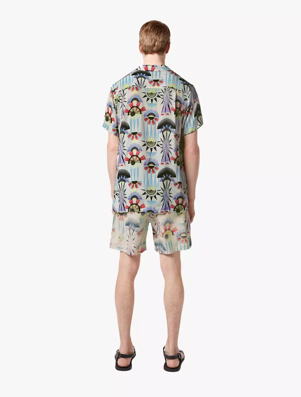 Aop Shortsleeved Regular Fit Viscose Shirt - SDA180486101