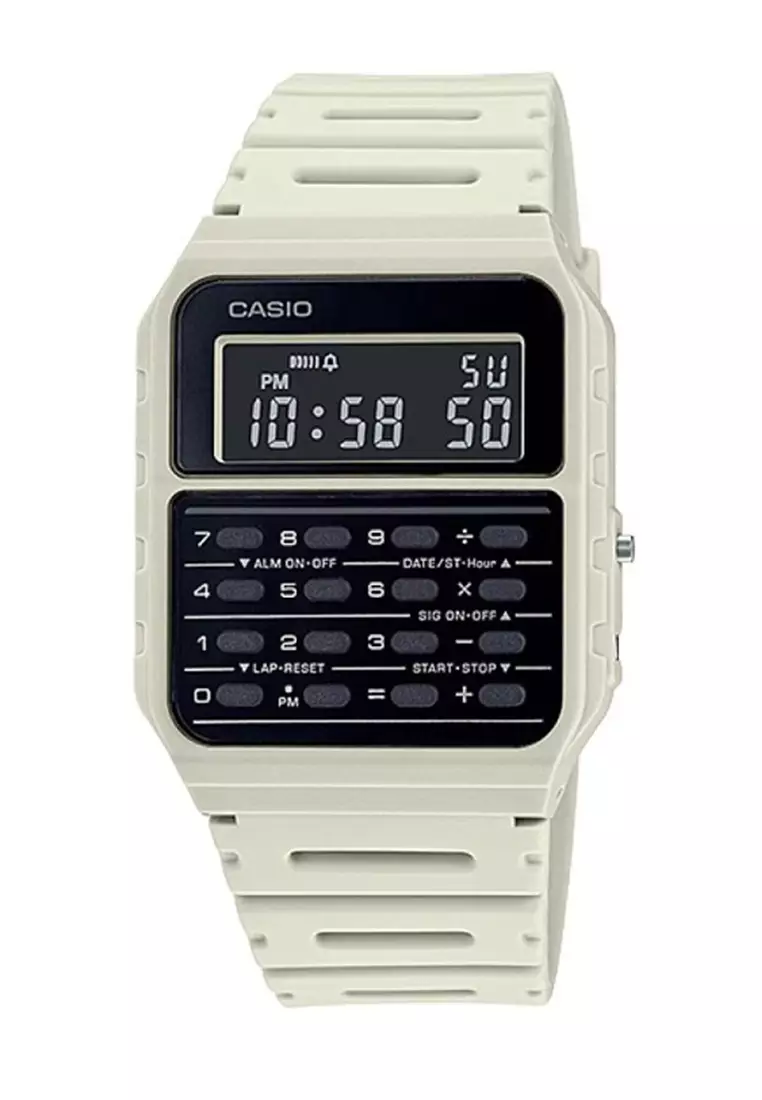 CASIO CA-53WF-8BDF WHITE CALCULATOR