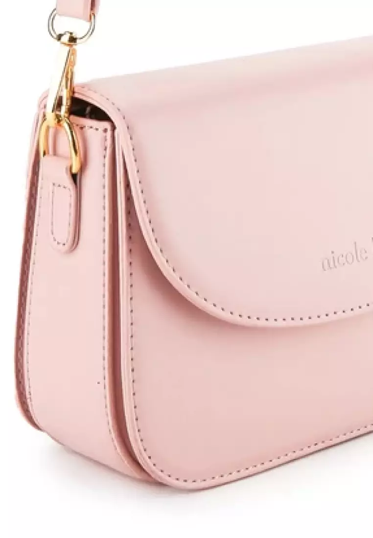 Nicole Lee Tas Wanita Selempang Bahu Tas Kerja Hand Bag 3721508901PNK
