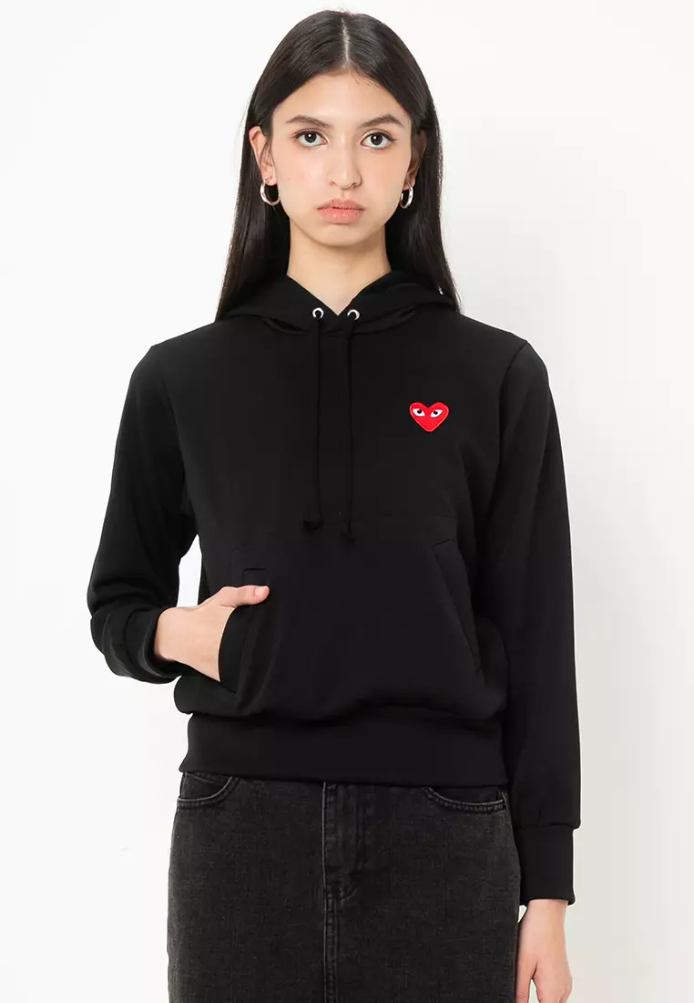Buy CDG Play Small Heart Hoodie (bl) Online ZALORA Malaysia