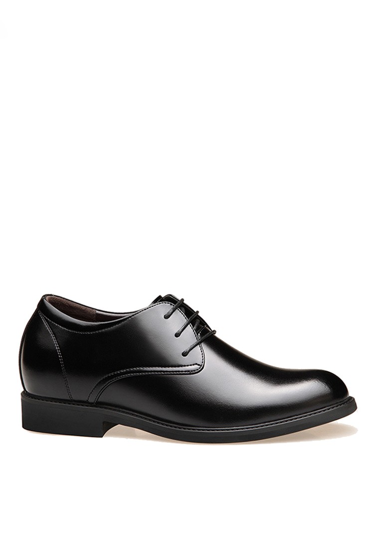 VANSA Cow Leather Lace-up Hidden Heel Business Shoes VSM-F1177.H