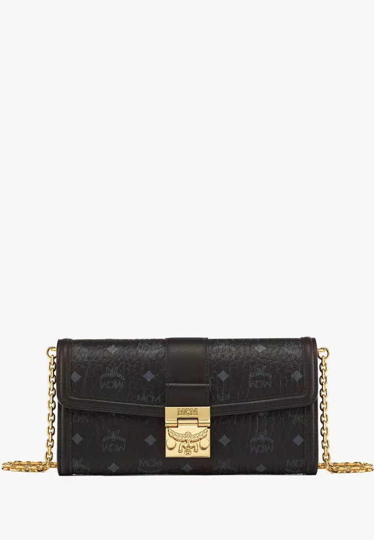 Tracy Chain Wallet in Visetos