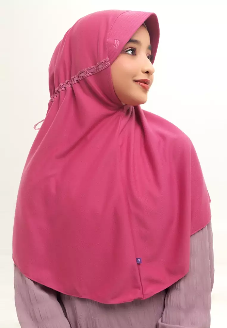 RABBANI - Kerudung Sekolah Instan Innova KAA - Crimson