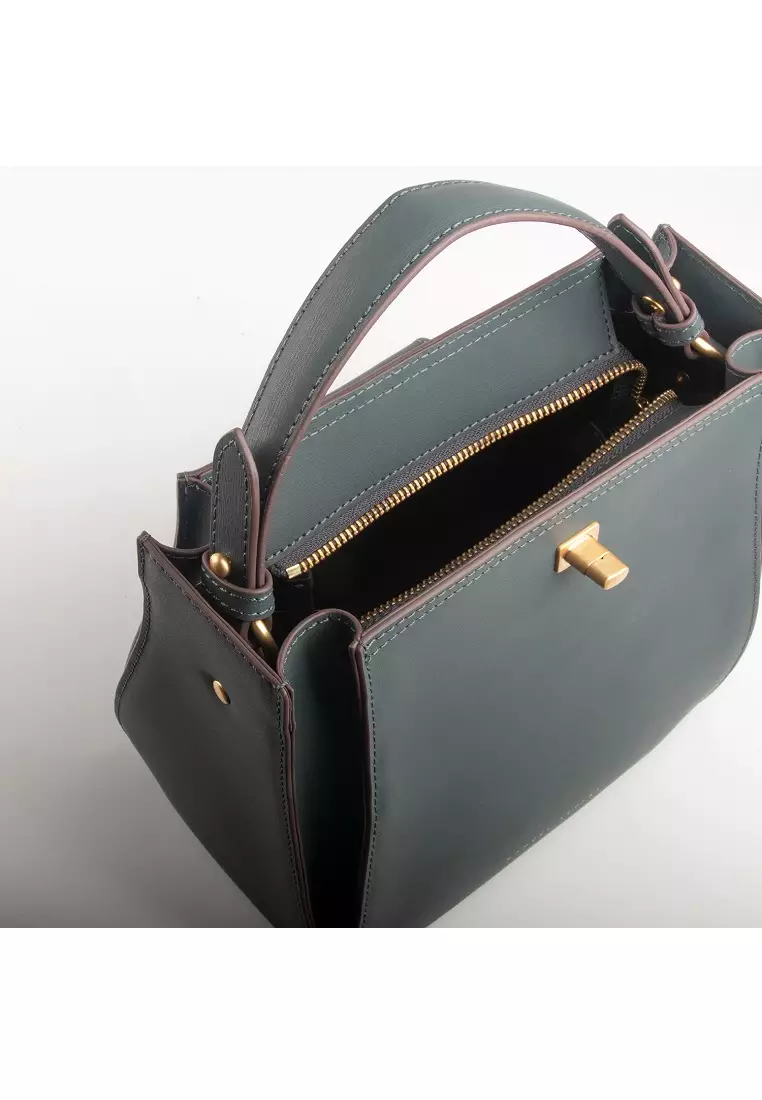 Samuel Ashley Athena Leather Bucket Bag - Seaworthy 2024 | Buy 