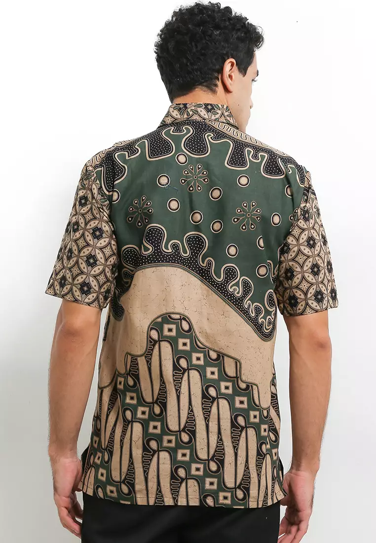 Banyuaji Kemeja Batik Exclusive Premium Pria Casual Modern Lengan Pendek