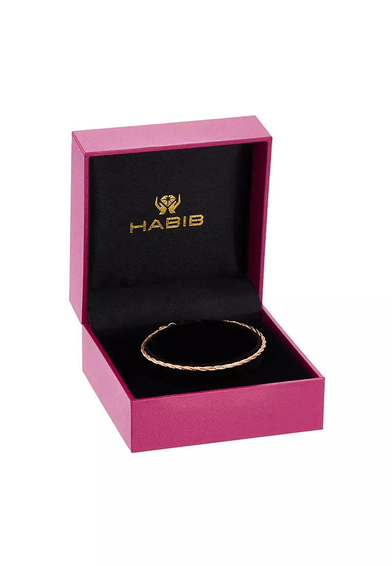 HABIB Oro Italia 916 Rose Gold Bracelet GW53840525(R) (22K Gold)