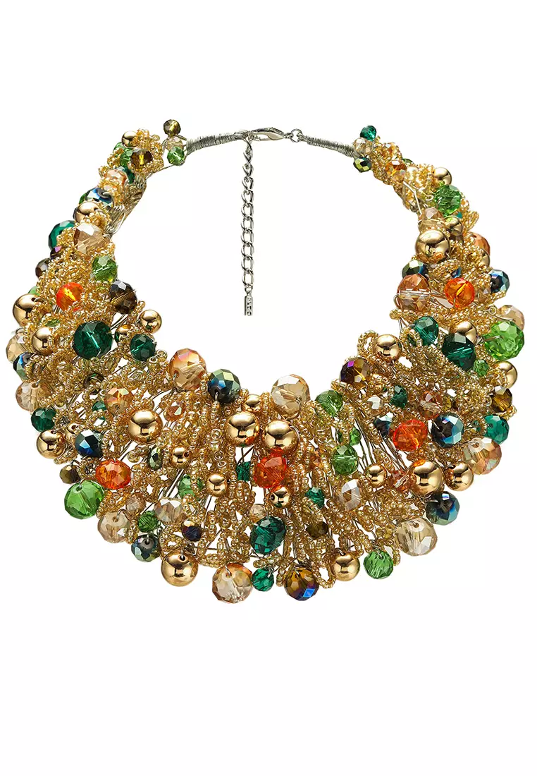Aldo beaded on sale collar necklace