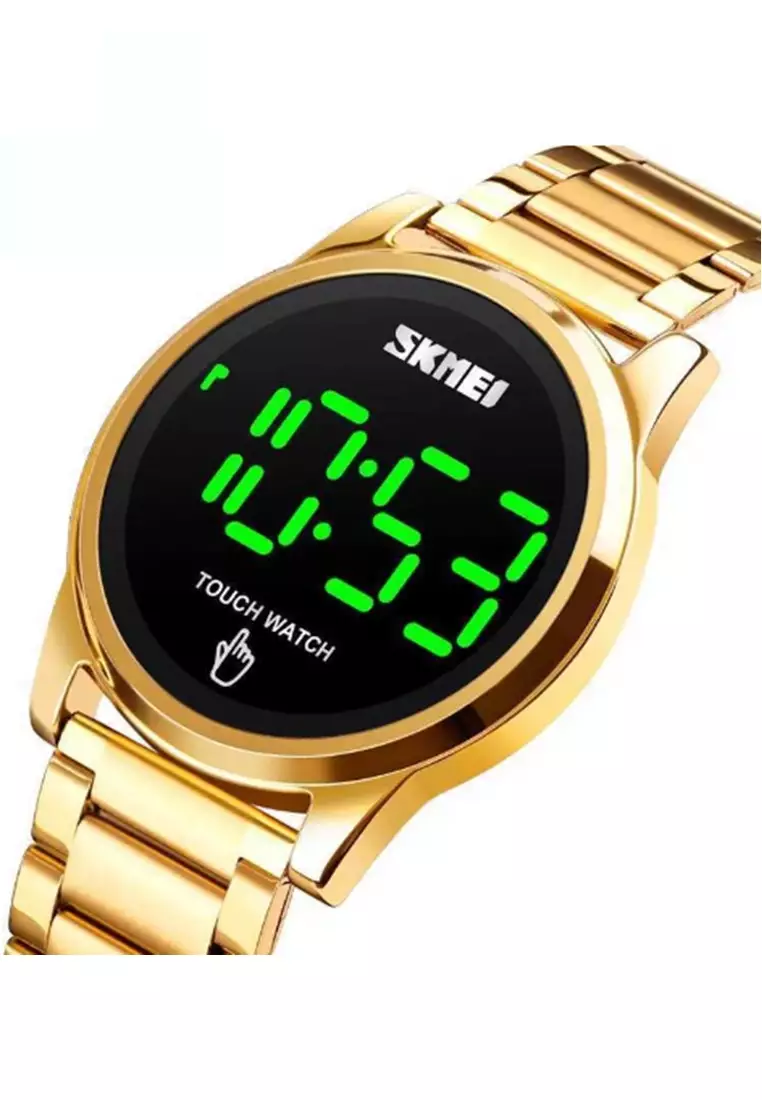 Jam Tangan Digital Pria Waterproof Many Function Strap Tali Material Stainless Steel BY59 ORIGINAL