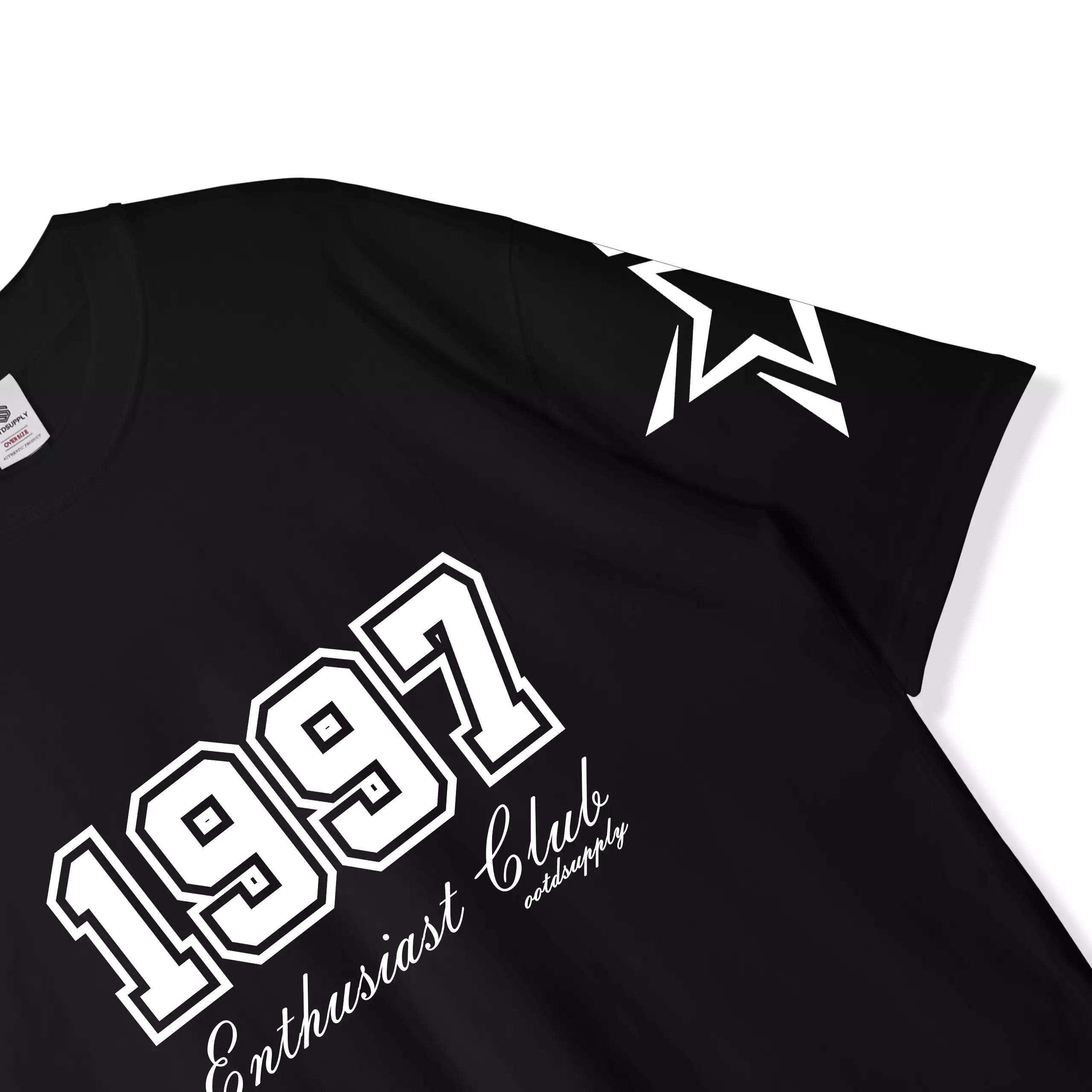 OOTDSUPPLY Oversized Tshirt 1997's Deep Colors l Kaos Oversize Pria dan Wanita OVZ170