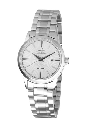 Buy Unisilver Time Kyline Alcantara Sapphire Silver White Stainless Steel Watch Kw3714 2101 2020 Online Zalora Philippines