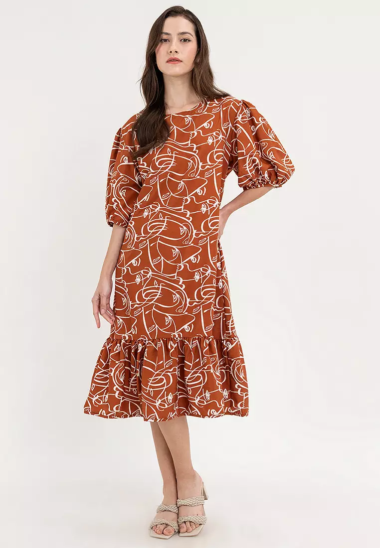 Serena Printed Dress