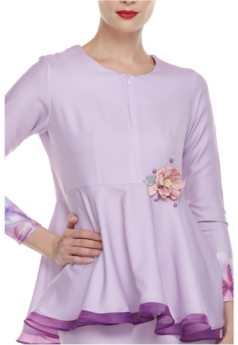Buy Rania Adeeba Kurung Rara Purple from rania adeeba in Purple only 219