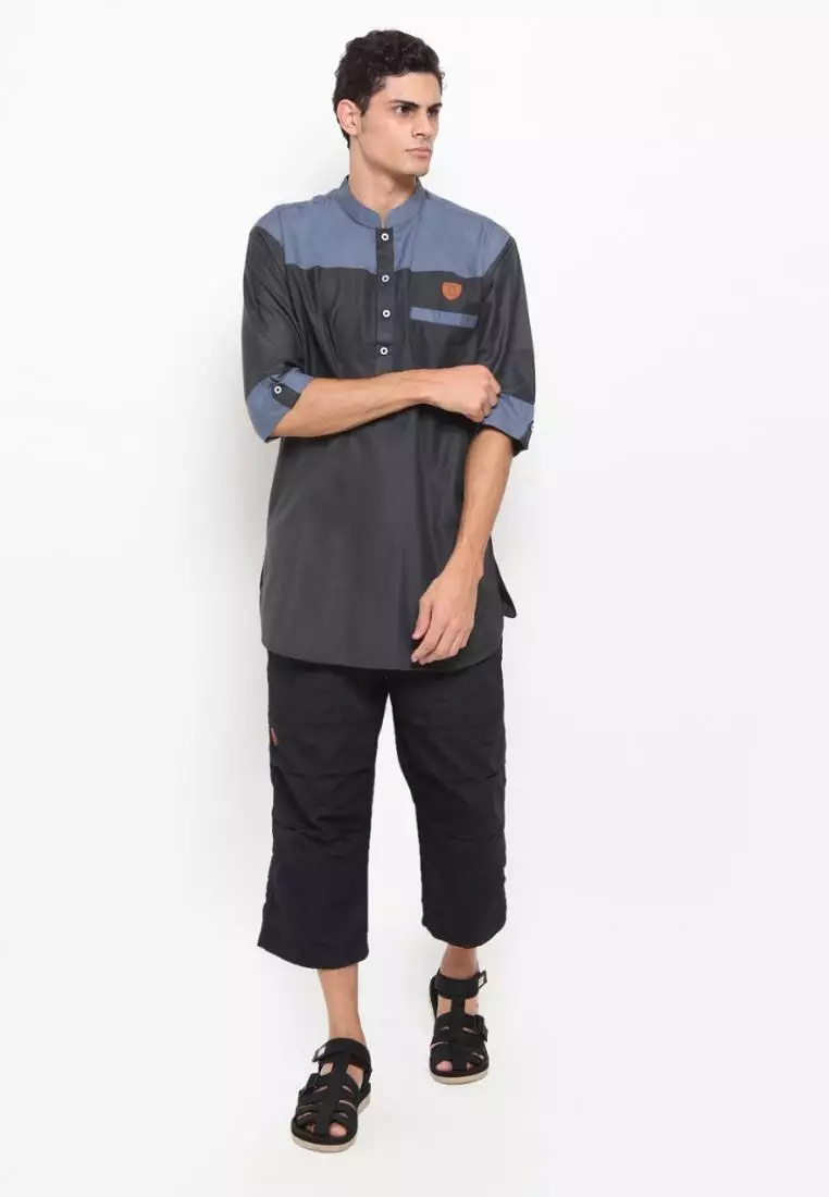 Baju Koko Pria Muslim Zayidan Haikal - Abu Tua