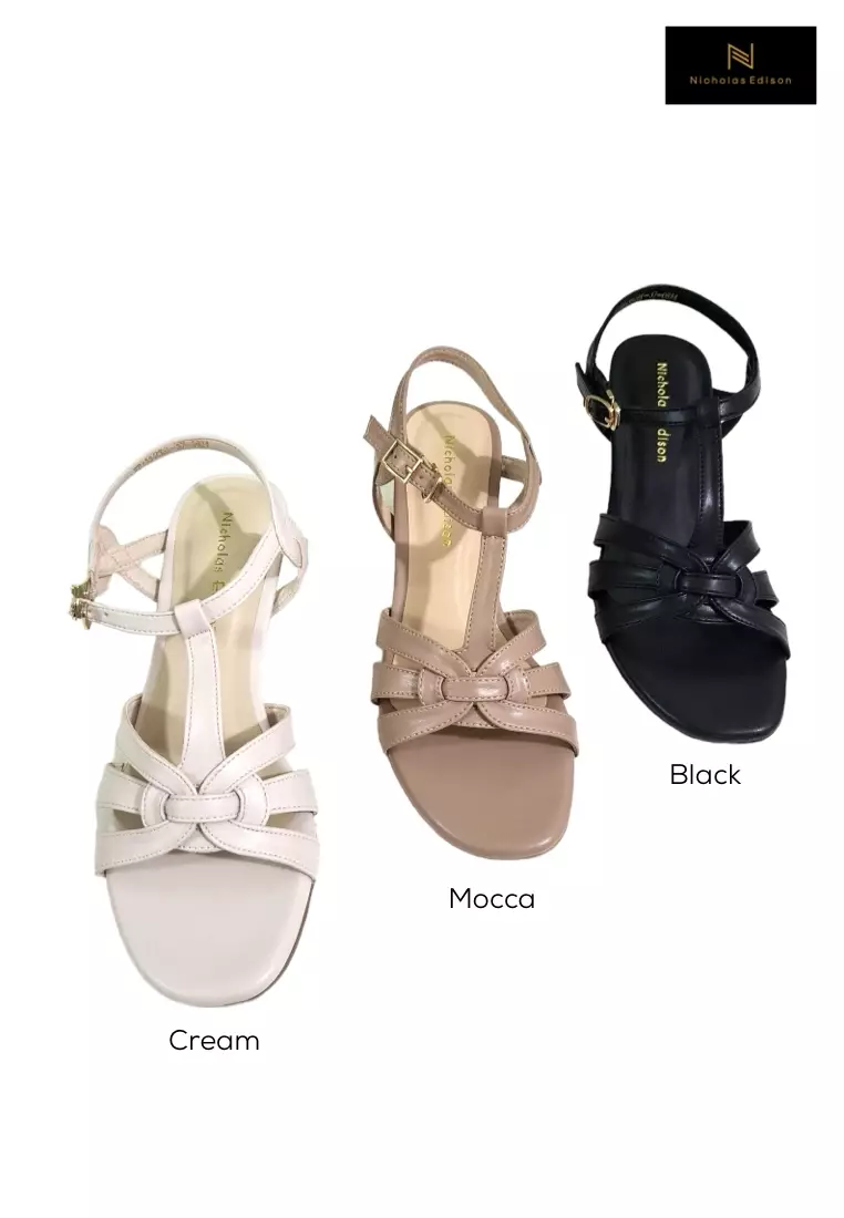 Nicholas Edison Heel Cherry Cream