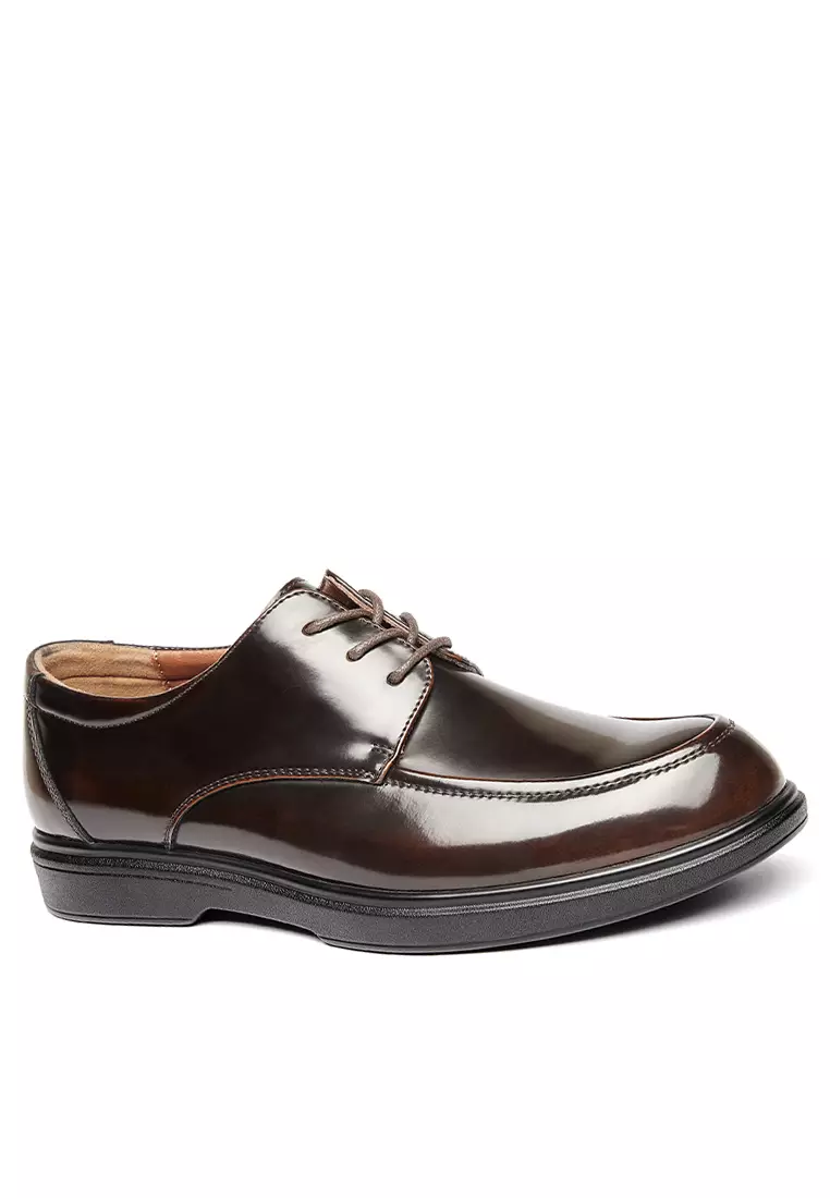 Discount on Twenty Eight Shoes  shoes - SKU: Glossy Leather Derby Shoes KB25688-1