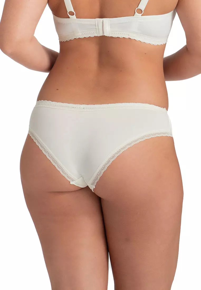 Buy DORINA 2 Pack LILA Organic Cotton Cheeky Hipster Panty in Grey