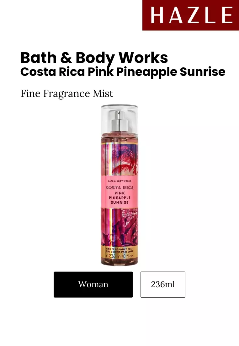 Bath & Body Works Costa Rica Pink Pineapple Sunrise Fragrance Mist Woman 236 ml