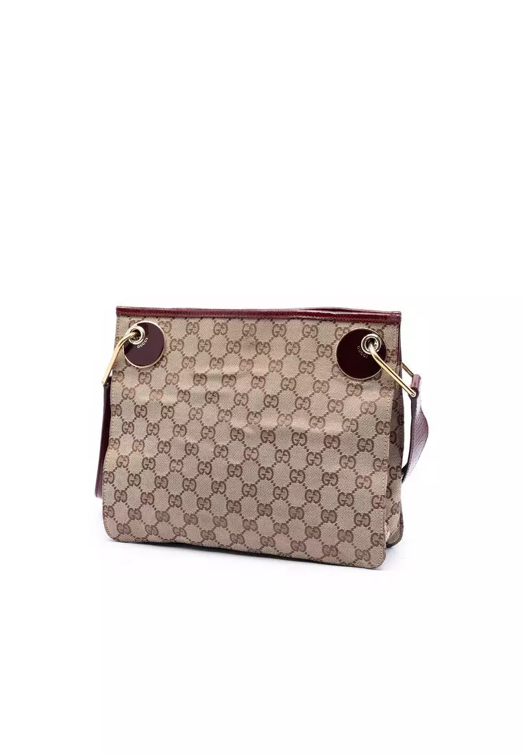 Pre-Loved Gucci Gg Canvas Eclipse Crossbody