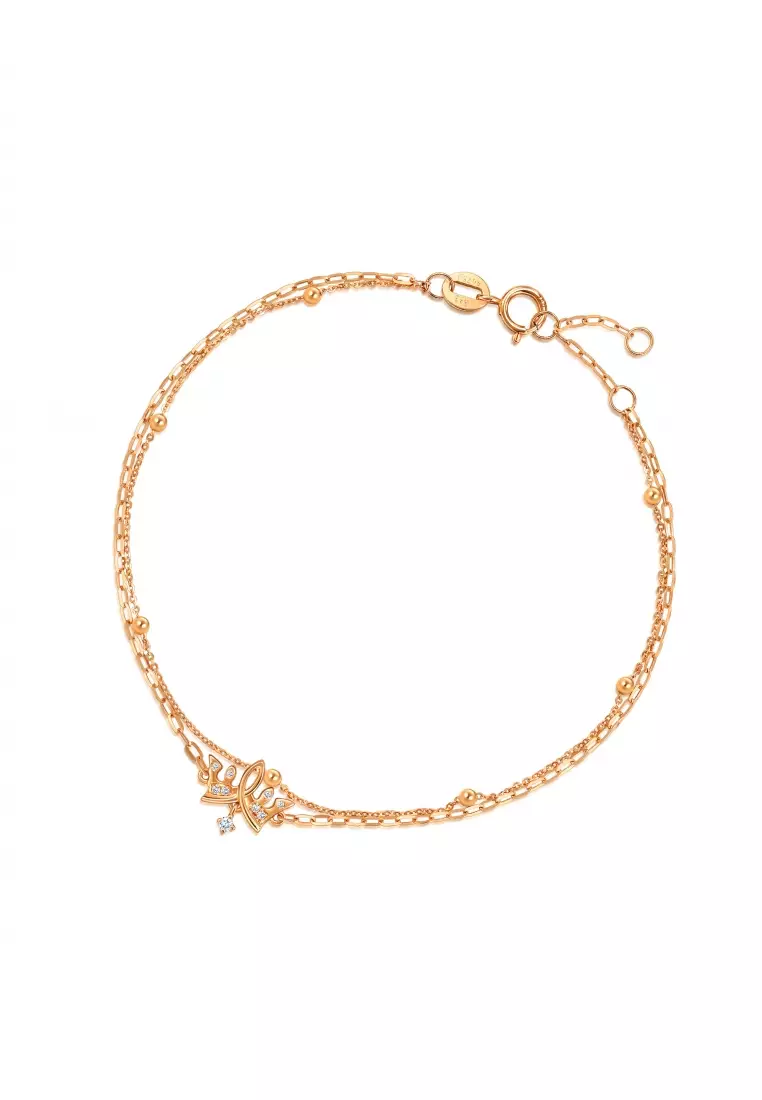 Buy Chow Sang Sang Delicate Gold 18K Rose Solid Gold Crown