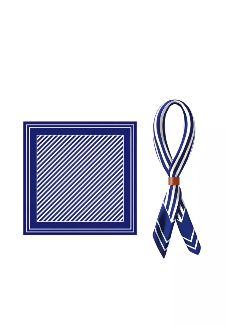 American Neutral Style Outdoor Square Scarf - Versatile Temperament, Retro Silk Scarf Design